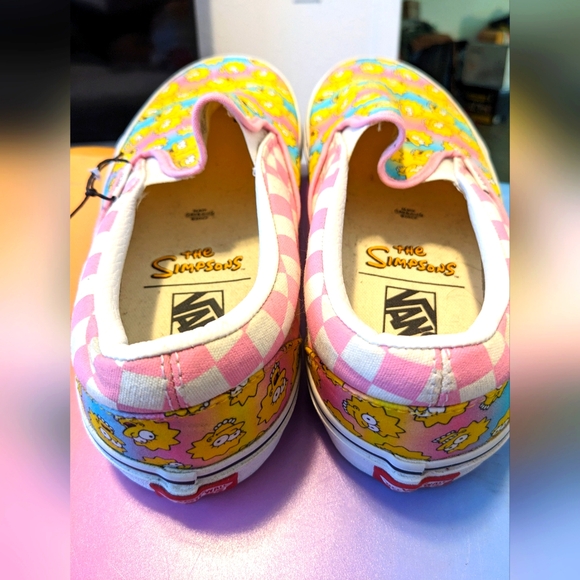 Checkered Lisa Simpson Vans - Picture 2 of 2